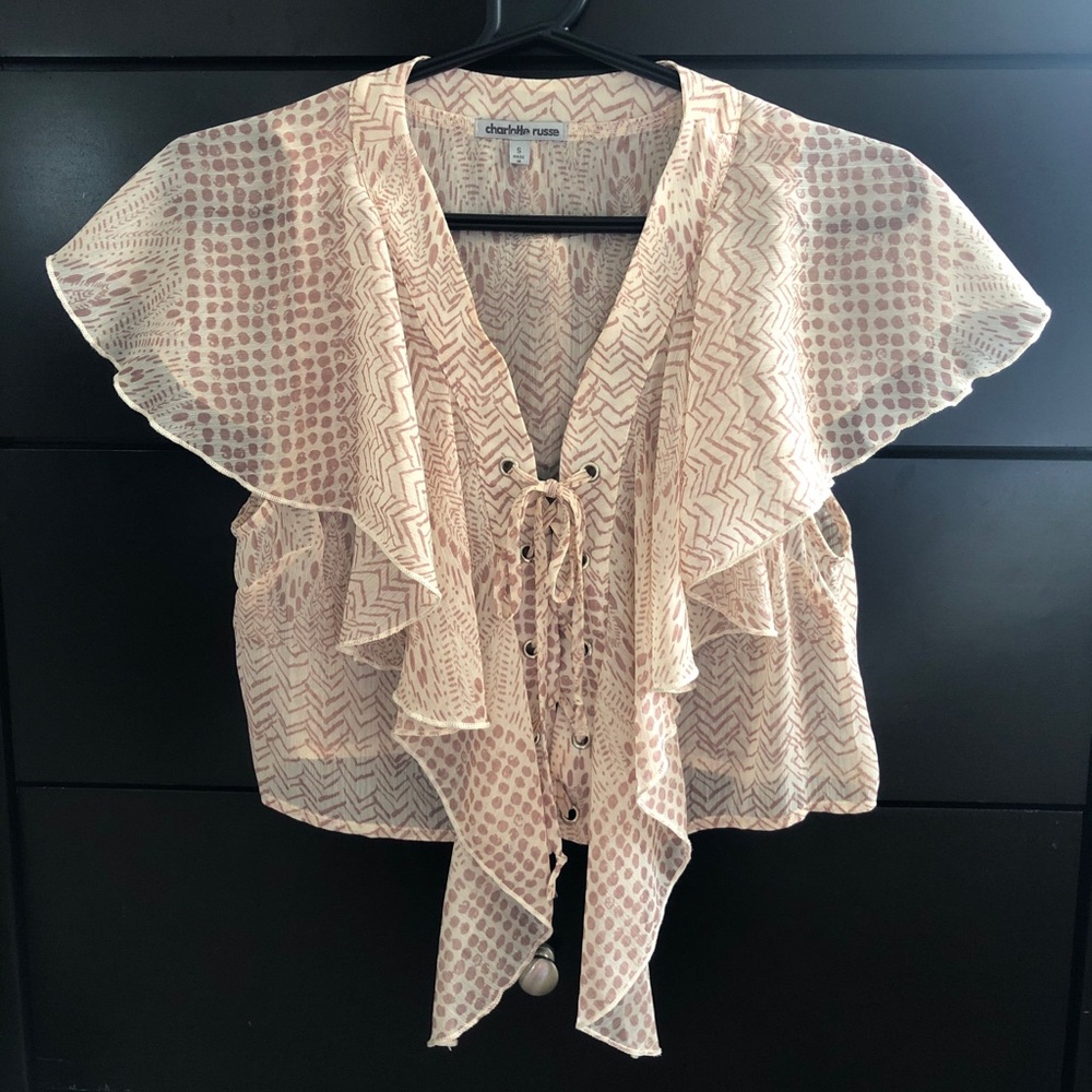Printed Crop Top